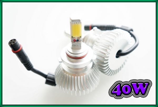 HB3 (9005) / HB4 (9006) COB LED Headlight / Foglight Bulbs 40W 6000K 2400LM