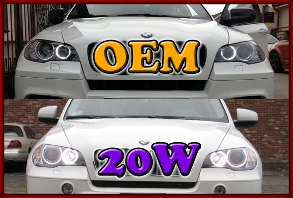 BMW E70 X5 06-13 XENON, E71/E72 X6 07- XENON, E84 X1 09- 20W LED Markers WHITE