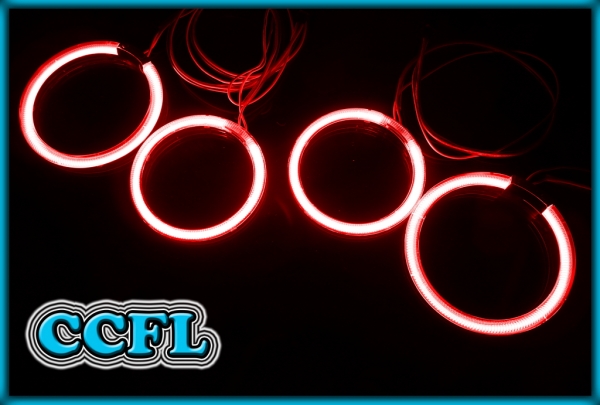FORD Mondeo MK3 ST 00-07 PROJECTOR CCFL Angel Eyes Rings RED