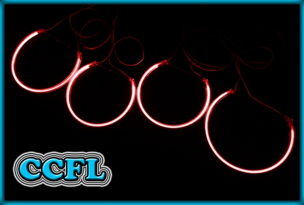 BMW E46 98-05 HALOGEN / NON-PROJECTOR CCFL Angel Eyes Rings RED