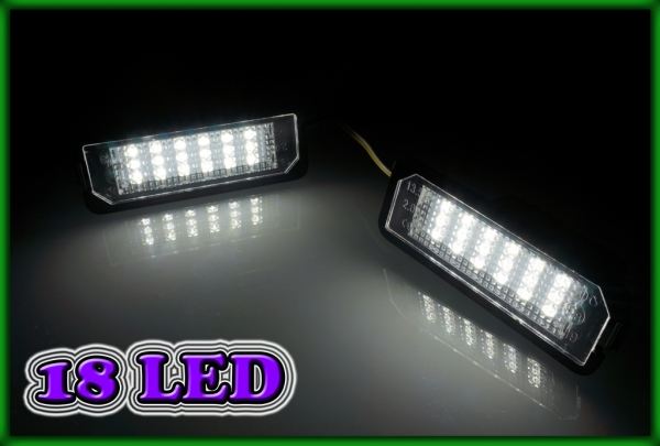 PORSCHE GT3 996 04-05, 997 07-11, 991 14- SMD LED Licence Plate Light